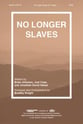 No Longer Slaves SATB choral sheet music cover